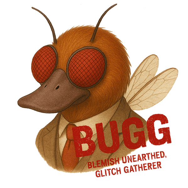 The BUGG detective mascot